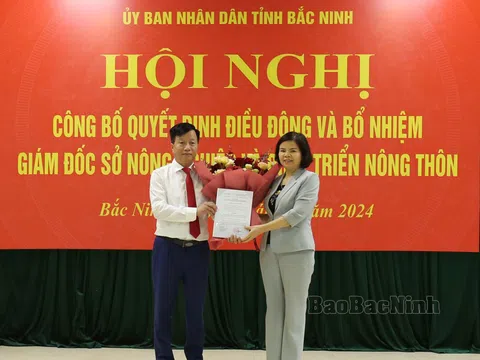 Điều động, bổ nhiệm cán bộ lãnh đạo mới tại Bắc Ninh và Bình Thuận