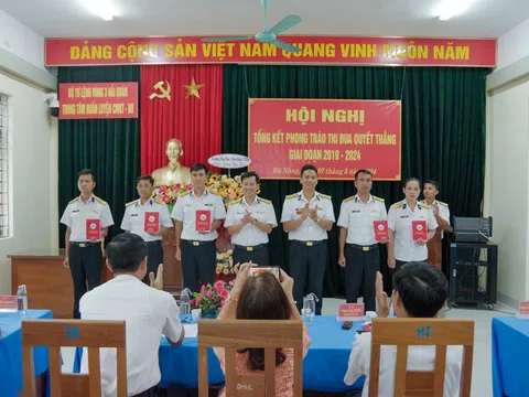 Trung tâm huấn luyện CMKT-NV Vùng 3 Hải quân tổng kết phong trào thi đua quyết thắng giai đoạn 2019-2024