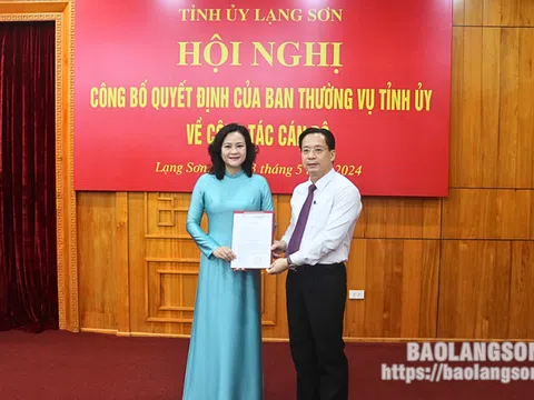 Tin bổ nhiệm nhân sự lãnh đạo mới tại Lạng Sơn, Kiên Giang