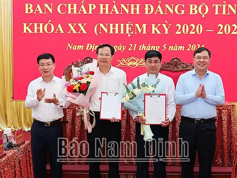 Nam Định, Bắc Ninh bổ nhiệm loạt nhân sự mới