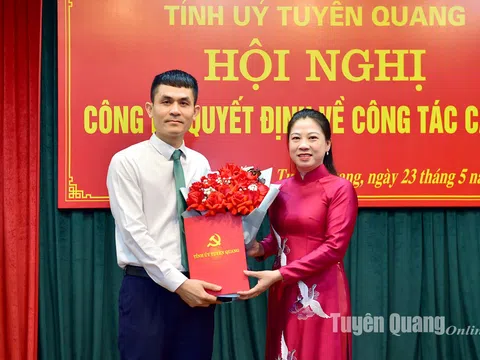 Điều động, bổ nhiệm cán bộ tại Tuyên Quang và Hà Tĩnh