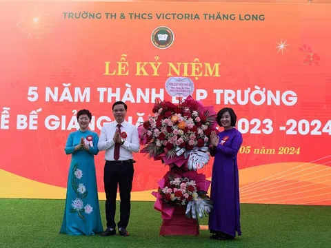 Dấu ấn 5 năm khởi dựng thành công sự nghiệp “trồng người” của Trường Victoria Thăng Long