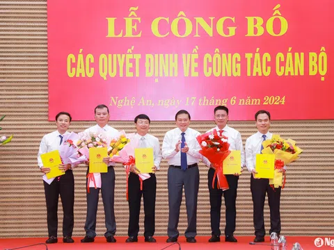 TP. Hồ Chí Minh, Nghệ An bổ nhiệm nhân sự mới