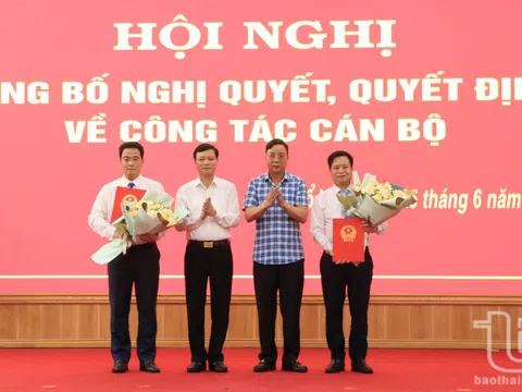 Thái Nguyên, Đắk Nông kiện toàn nhân sự mới