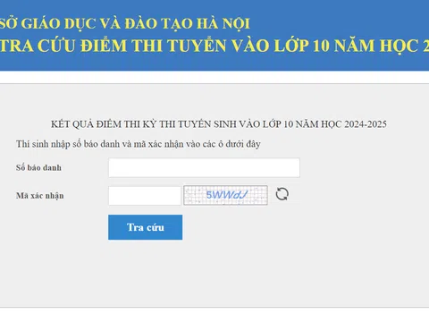 Hà Nội công bố điểm thi vào lớp 10
