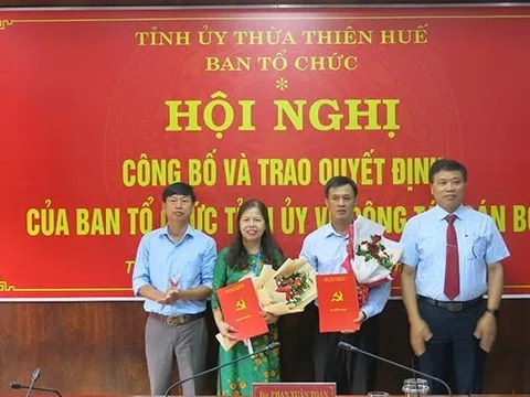 Kiện toàn nhân sự mới tại Đồng Nai, Thừa Thiên Huế