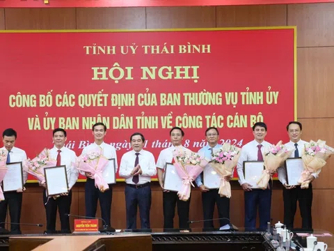 Bổ nhiệm cán bộ mới tại Thái Bình, Sơn La