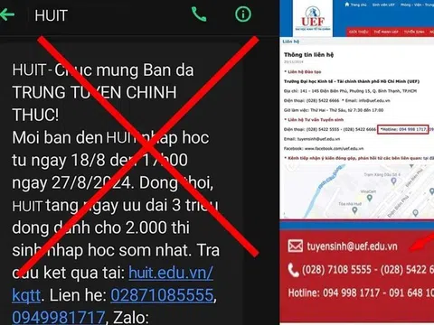 Chiêu trò mạo danh trường Đại học để lừa tiền nhập học của thí sinh