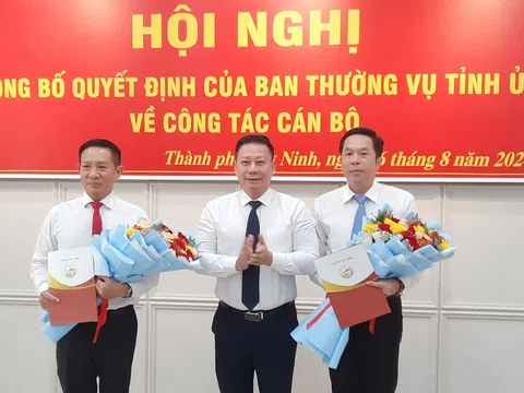 Kiện toàn cán bộ mới tại Quảng Nam, Tây Ninh