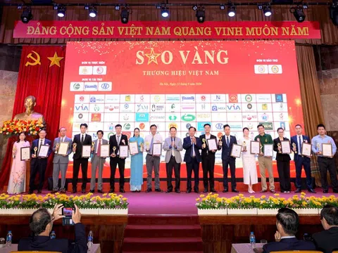 Lễ công bố Sao vàng Thương hiệu Việt năm 2024 – Doanh nhân tiêu biểu làm theo lời Bác