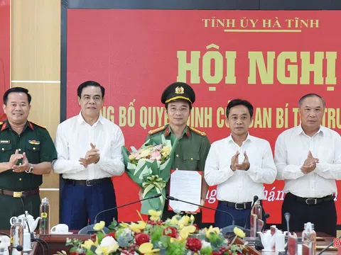 Kiện toàn cán bộ mới tại TP. Hồ Chí Minh, Hà Tĩnh