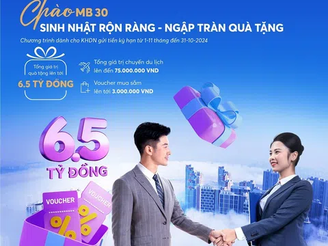 Ngân hàng TMCP Quân đội MB tri ân 30 năm đồng hành bền vững cùng doanh nghiệp