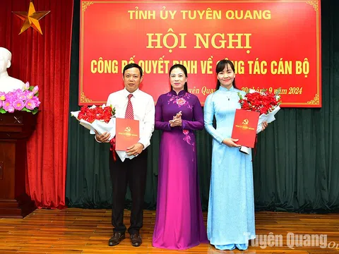 Hưng Yên, Tuyên Quang bổ nhiệm nhân sự mới