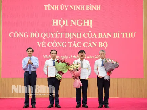 Ninh Bình, Nam Định kiện toàn cán bộ mới