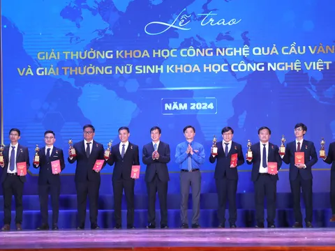 Tân Hiệp Phát tiếp tục đồng hành cùng chương trình tôn vinh tài năng trẻ lĩnh vực khoa học công nghệ