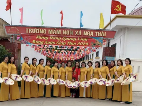 Trường Mầm non Nga Thái, huyện Nga Sơn, tỉnh Thanh Hóa: Nơi gửi gắm niềm tin