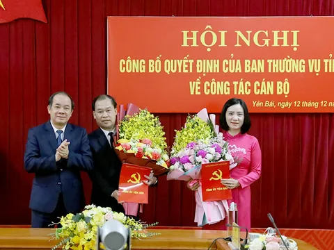 Yên Bái có hai tân Phó Trưởng Ban Tổ chức Tỉnh ủy