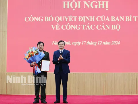 Ninh Bình và Quảng Nam kiện toàn cán bộ mới