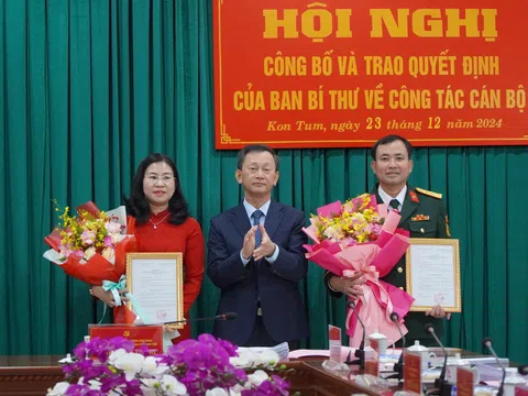 Kon Tum, TP. HCM bổ nhiệm cán bộ mới