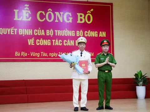 Đại tá Vũ Như Hà làm Giám đốc Công an tỉnh Bà Rịa - Vũng Tàu