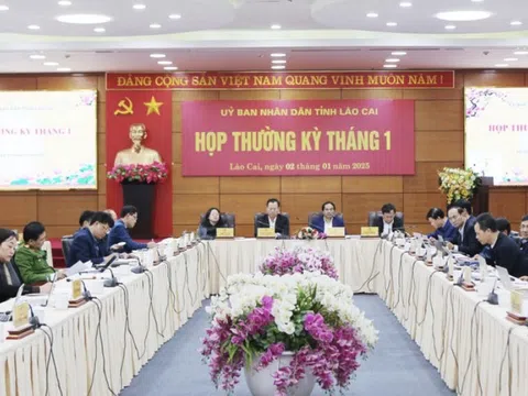 UBND tỉnh Lào Cai họp phiên thường kỳ tháng 1