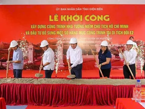 Điện Biên khởi công Nhà tưởng niệm Chủ tịch Hồ Chí Minh trên đồi lịch sử E2