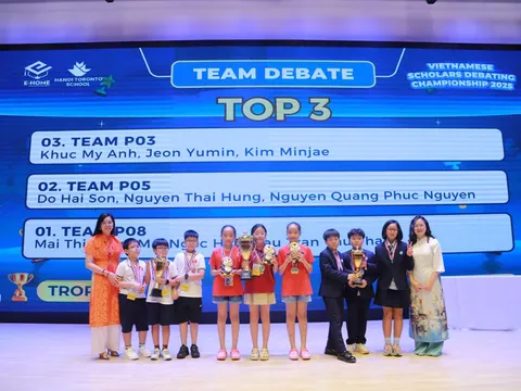 Chung kết toàn quốc giải đấu tranh biện Tiếng Anh khép lại đầy bất ngờ