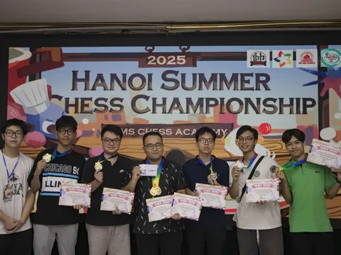 Giải đấu cờ Hanoi Summer Chess Championship mùa thứ 2 đã chính thức khép lại 