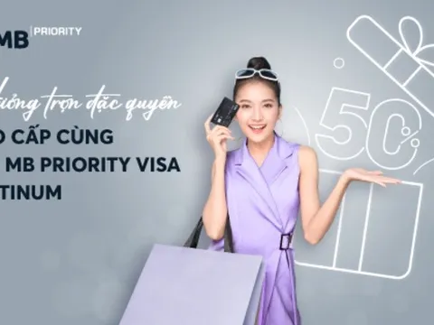 Những đặc quyền cao cấp dành cho chủ thẻ MB Priority Visa Platinum 2025