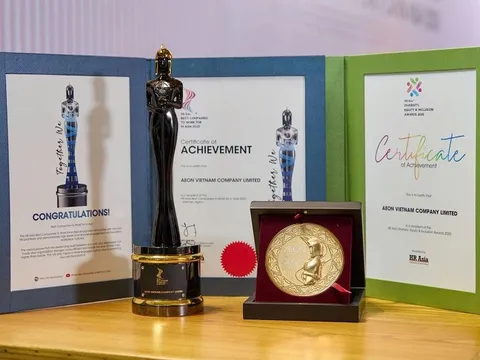AEON nhận “cú đúp” giải thưởng tại Lễ trao giải “Nơi làm việc tốt nhất châu Á”