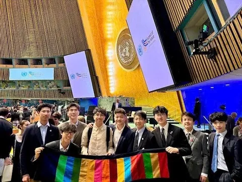 Nam sinh Việt 16 tuổi mang sáng kiến cộng đồng đến Liên Hợp Quốc