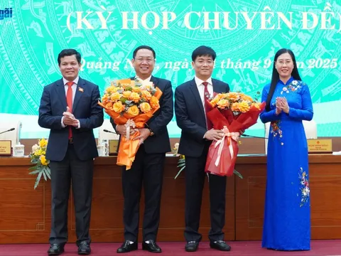 Quảng Ngãi bầu 2 tân Phó Chủ tịch tỉnh