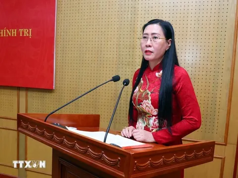 Bà Bùi Thị Quỳnh Vân giữ chức Phó Trưởng Ban Tổ chức Trung ương