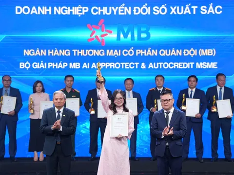 Ngân hàng Quân đội được vinh danh giải thưởng Chuyển đổi số Việt Nam 2025