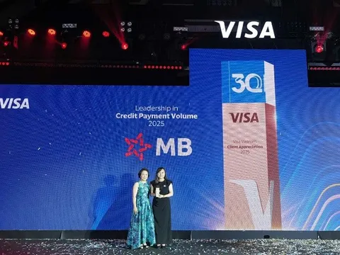 Ngân hàng Quân đội nhận 4 giải thưởng danh giá từ Visa