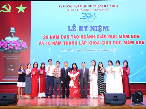 Tự hào hành trình 20 năm đào tạo, 10 năm xây dựng và phát triển Khoa Giáo dục Mầm non – Trường Đại học Sư phạm Hà Nội 2