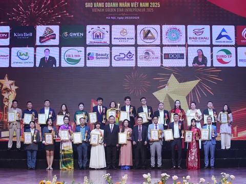 “Sao Vàng Doanh nhân Việt Nam 2025” – Khẳng định bản lĩnh, trí tuệ và trách nhiệm của doanh nhân thời kỳ mới