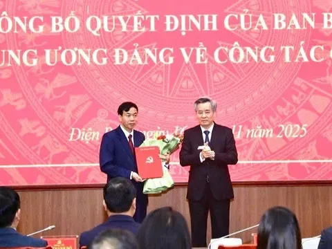 Điều động ông Lê Văn Lương giữ chức Phó Bí thư Tỉnh ủy Điện Biên