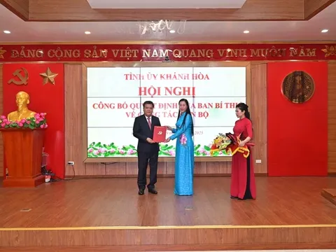  Bổ nhiệm ông Trần Phong làm Phó Bí thư Tỉnh ủy Khánh Hòa