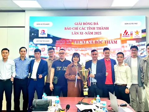 Giải bóng đá Báo chí các tỉnh, thành lần thứ XI – năm 2025 chính thức khởi tranh
