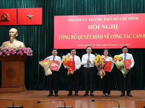 Bổ nhiệm nhân sự lãnh đạo mới tại TP.HCM và Tây Ninh