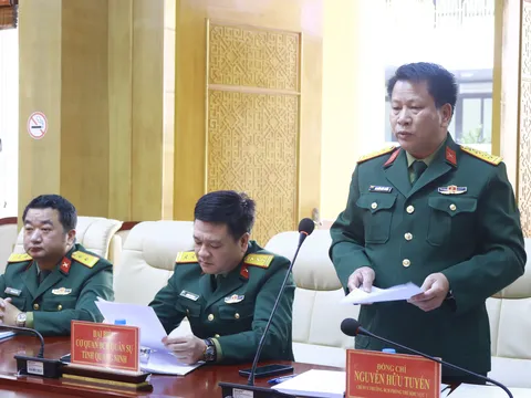 Quảng Ninh: Hội nghị bàn giao Ban chỉ huy quân sự phường Móng Cái 1