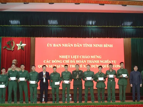 Lễ đón nhận quân nhân hoàn thành nghĩa vụ trở về địa phương năm 2026