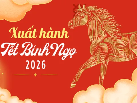 Giờ đẹp, ngày lành tháng tốt để xuất hành Tết Bính Ngọ 2026