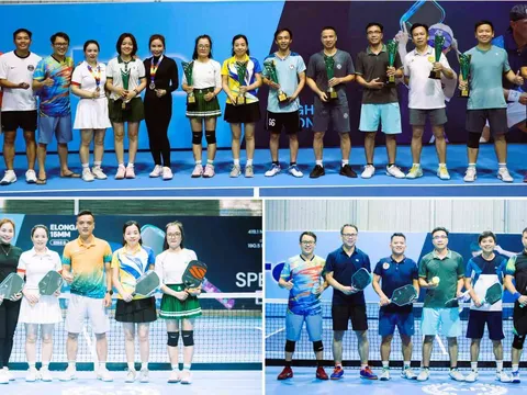 26 Nhà báo tranh tài tại giải Pickleball chào mừng 14 năm CLB Báo chí Nghệ An