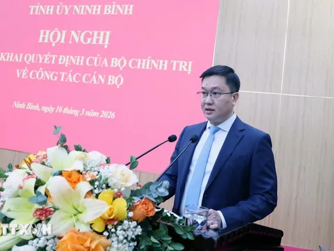 Ông Trần Đăng Quỳnh làm Phó Bí thư Tỉnh ủy Ninh Bình