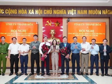 Thanh Hoá, Điện Biên bổ nhiệm nhân sự lãnh đạo mới