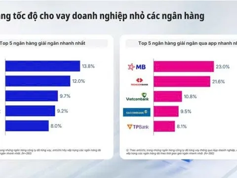 Ngân hàng Quân đội dẫn đầu thị trường về tốc độ giải ngân vốn cho doanh nghiệp nhỏ