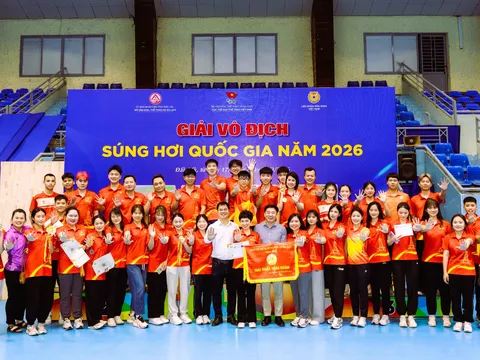Hà Nội nhất toàn đoàn Giải Vô địch súng hơi quốc gia 2026
