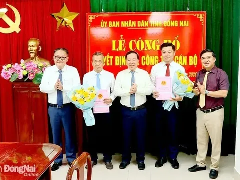 Bổ nhiệm nhân sự lãnh đạo mới tại Đồng Nai và Cà Mau